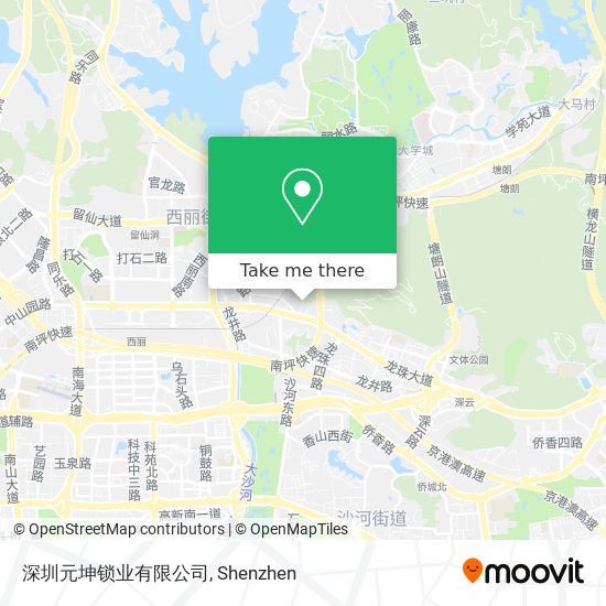 深圳元坤锁业有限公司 map