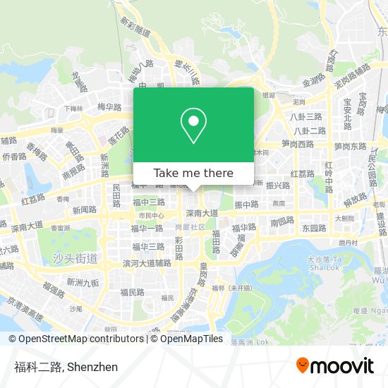 福科二路 map