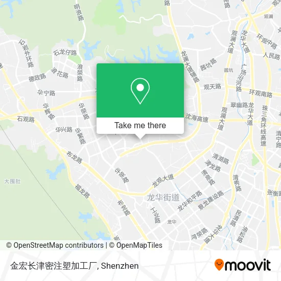 金宏长津密注塑加工厂 map