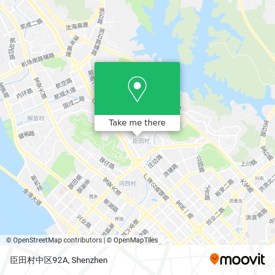 臣田村中区92A map