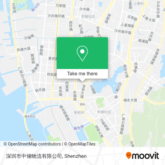 深圳市中储物流有限公司 map