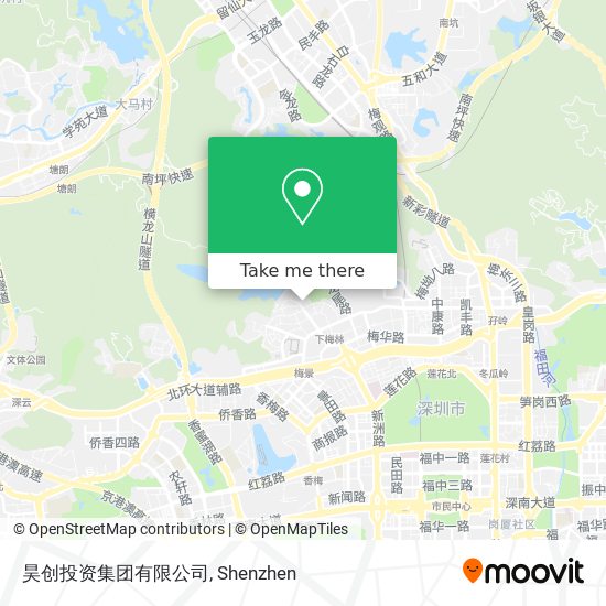 昊创投资集团有限公司 map
