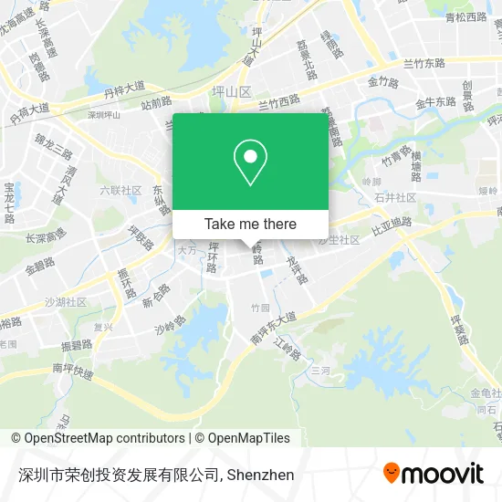 深圳市荣创投资发展有限公司 map