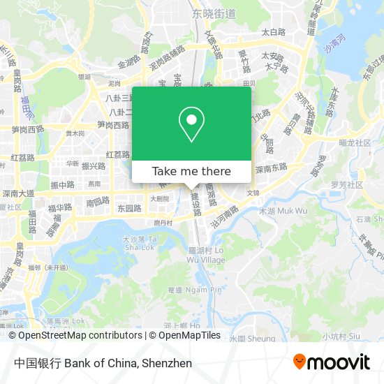 中国银行 Bank of China map