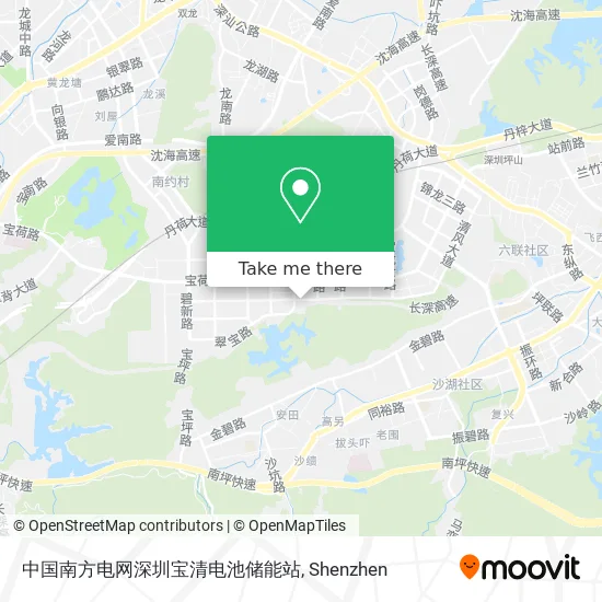 中国南方电网深圳宝清电池储能站 map