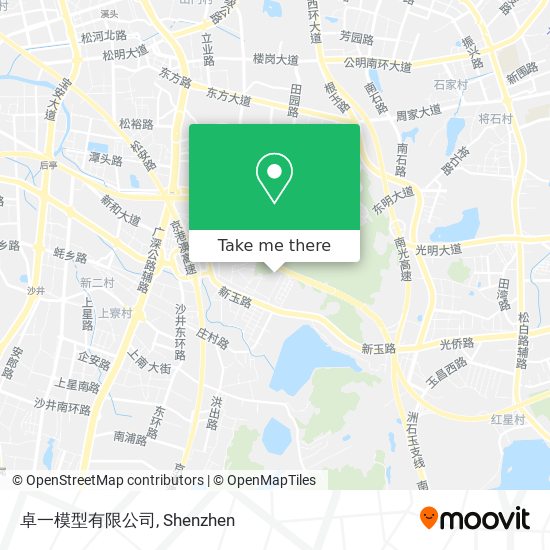 卓一模型有限公司 map