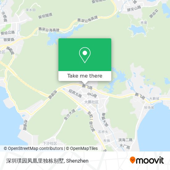 深圳璞园凤凰里独栋别墅 map