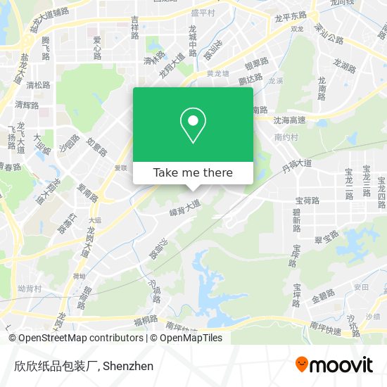 欣欣纸品包装厂 map