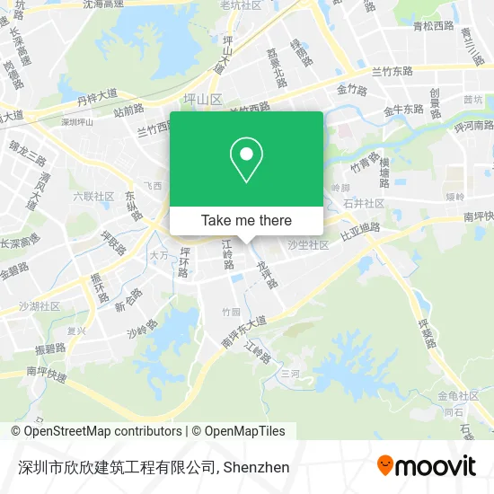 深圳市欣欣建筑工程有限公司 map