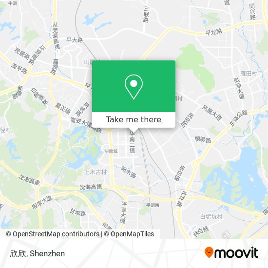 欣欣 map