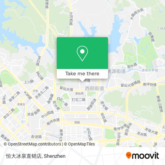 恒大冰泉直销店 map