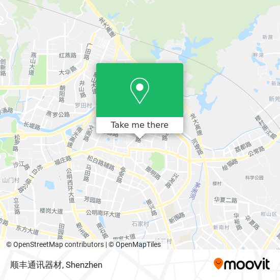 顺丰通讯器材 map