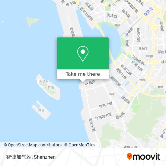智诚加气站 map