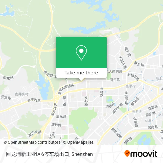 回龙埔新工业区6停车场出口 map