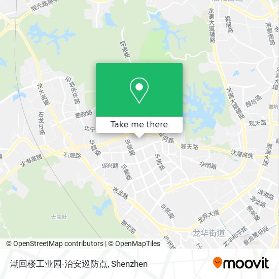潮回楼工业园-治安巡防点 map