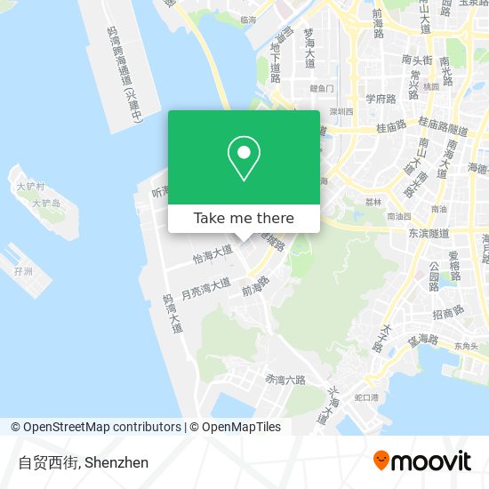 自贸西街 map