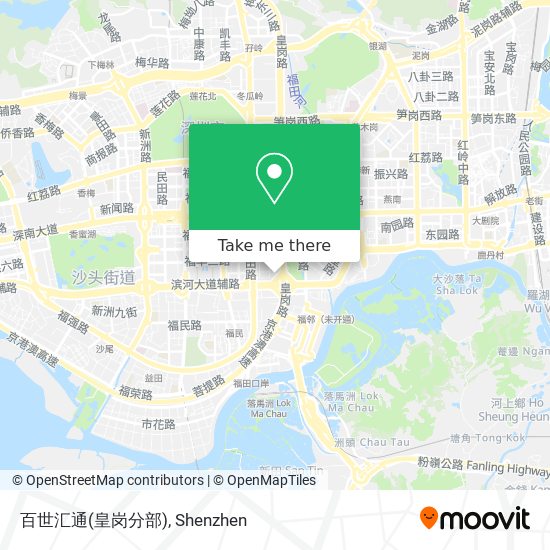 百世汇通(皇岗分部) map