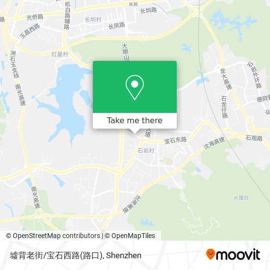 墟背老街/宝石西路(路口) map