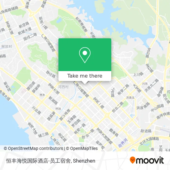 恒丰海悦国际酒店-员工宿舍 map