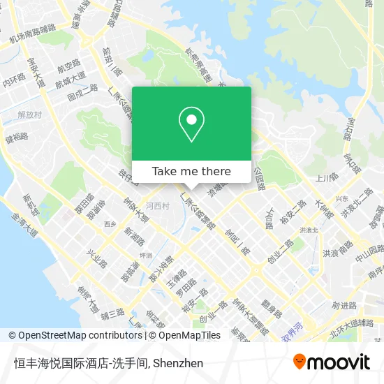 恒丰海悦国际酒店-洗手间 map