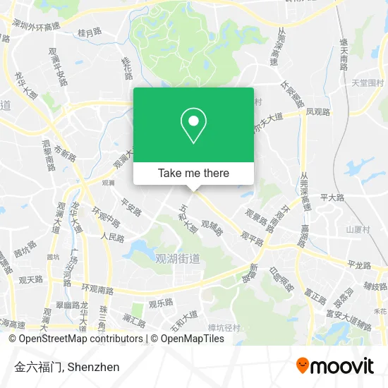 金六福门 map