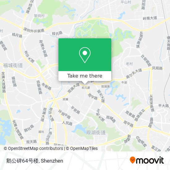 鹅公碑64号楼 map