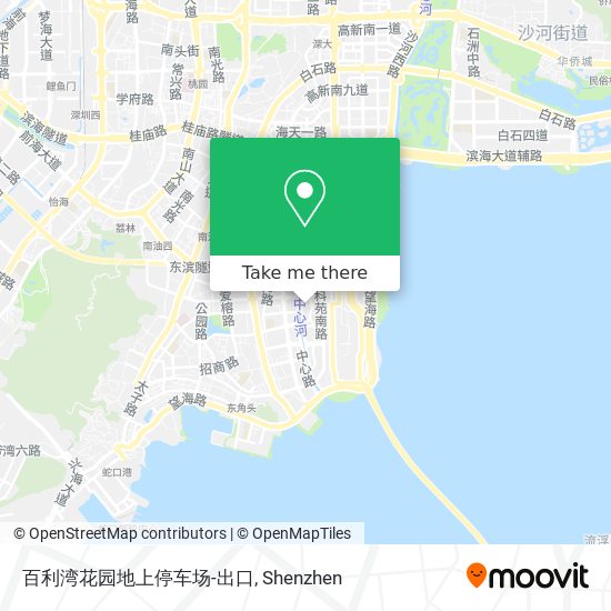 百利湾花园地上停车场-出口 map