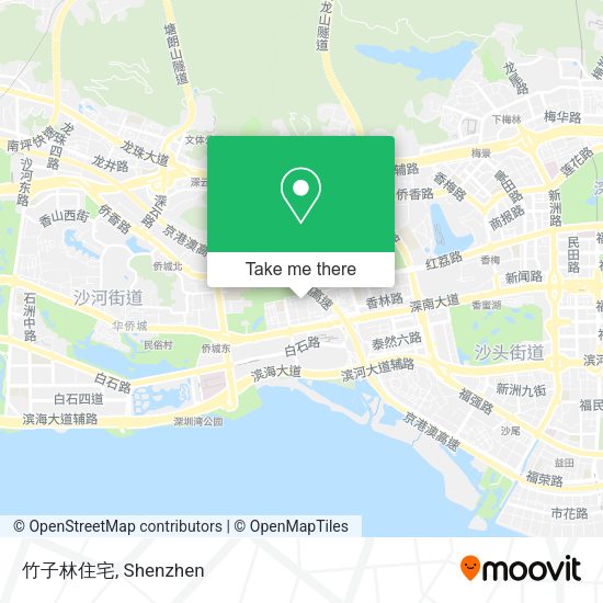 竹子林住宅 map