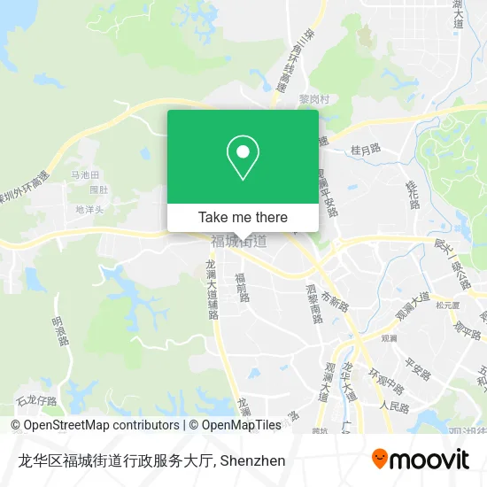 龙华区福城街道行政服务大厅 map