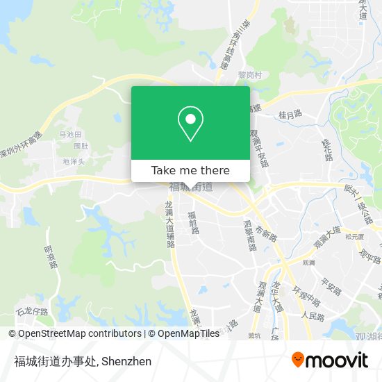 福城街道办事处 map