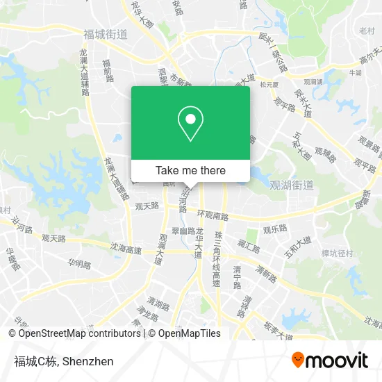 福城C栋 map