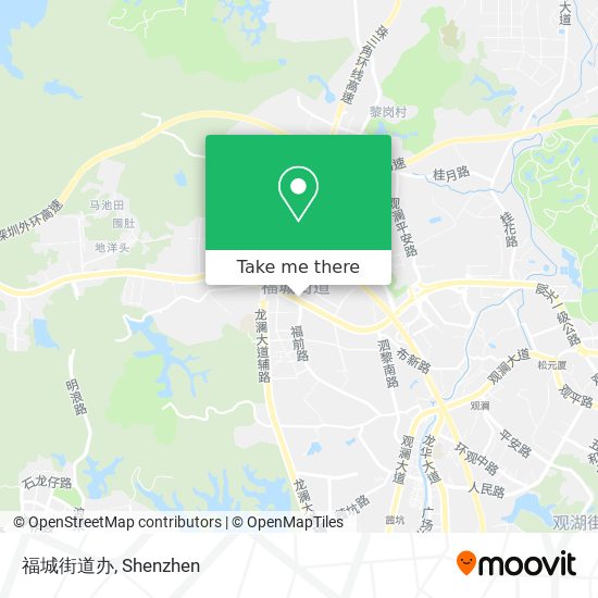 福城街道办 map
