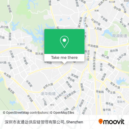 深圳市友通达供应链管理有限公司 map