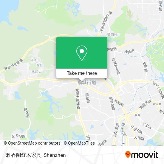 雅香阁红木家具 map