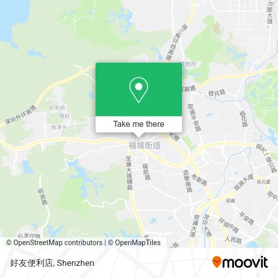 好友便利店 map