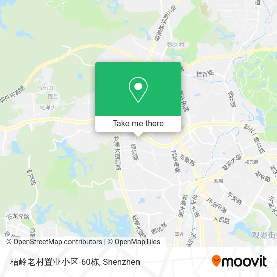 桔岭老村置业小区-60栋 map
