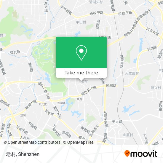 老村 map