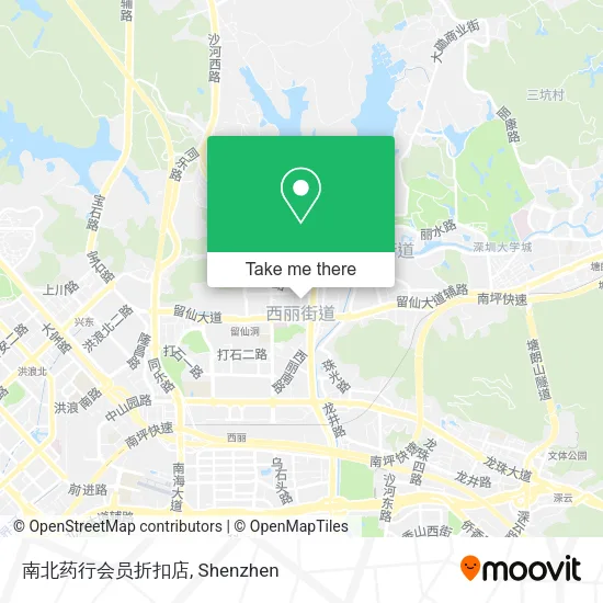南北药行会员折扣店 map