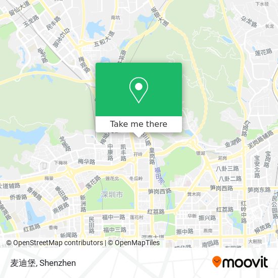 麦迪堡 map