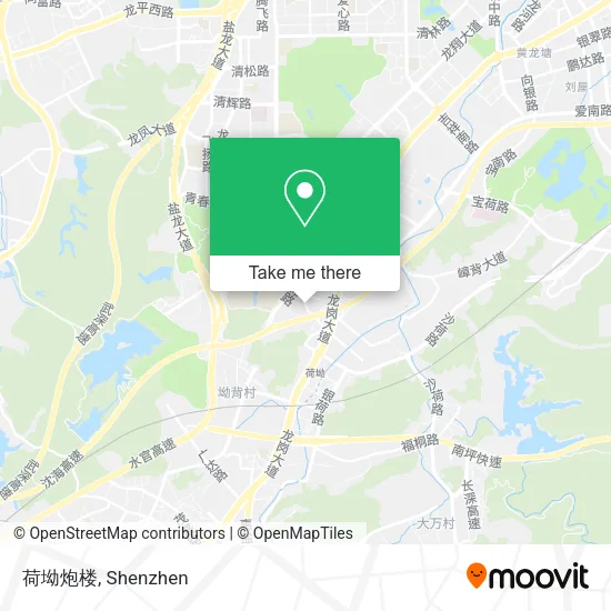 荷坳炮楼 map