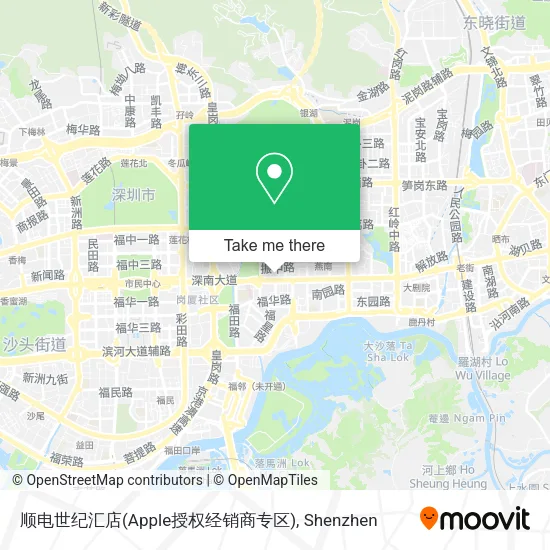 顺电世纪汇店(Apple授权经销商专区) map