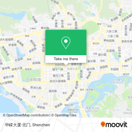 华嵘大厦-北门 map