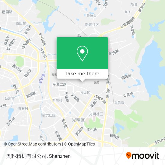 奥科精机有限公司 map