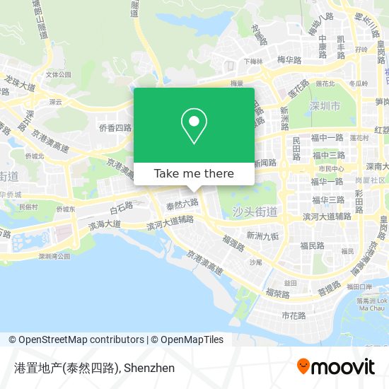 港置地产(泰然四路) map