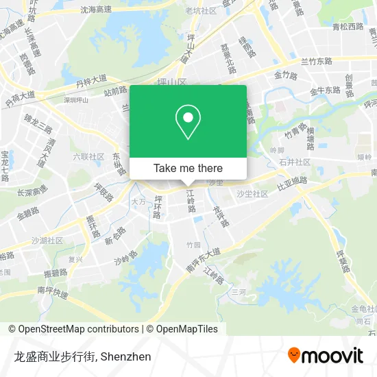 龙盛商业步行街 map