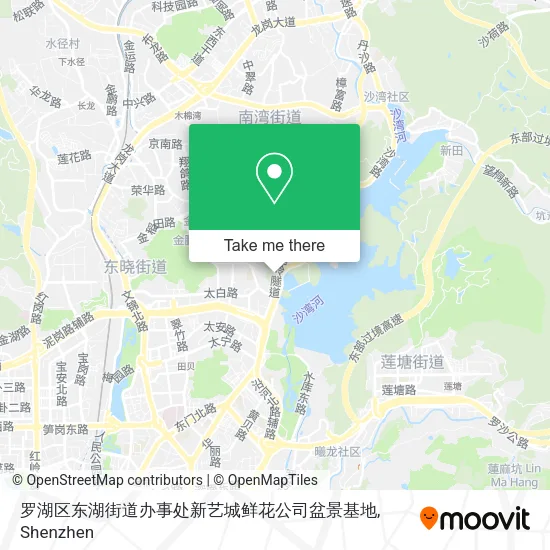 罗湖区东湖街道办事处新艺城鲜花公司盆景基地 map