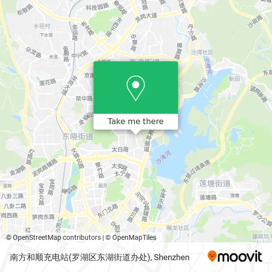 南方和顺充电站(罗湖区东湖街道办处) map