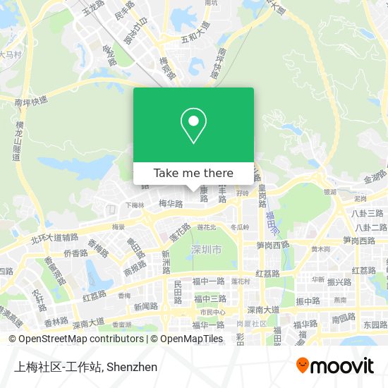 上梅社区-工作站 map
