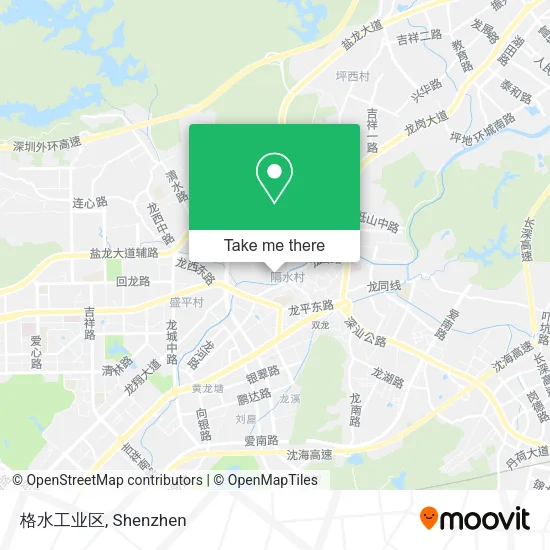 格水工业区 map