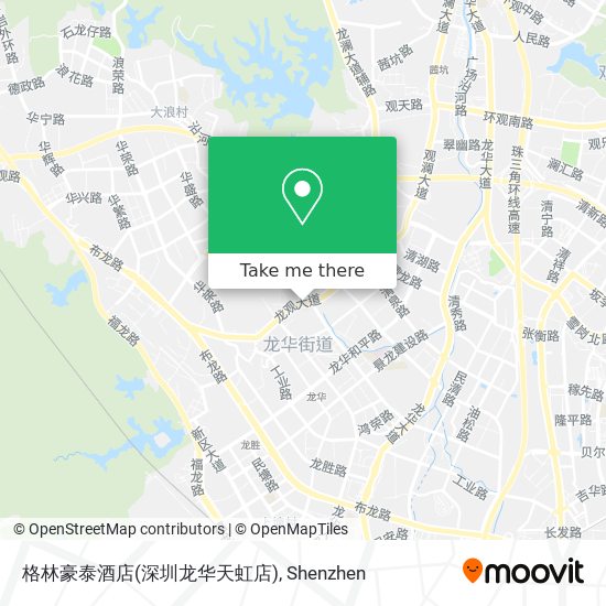 格林豪泰酒店(深圳龙华天虹店) map